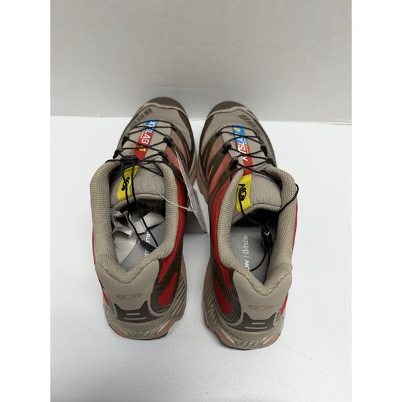 Salomon XT-4 OG Wren Vintage Khaki L47299500 Size 9 Red Brown Hiking Trail Shoe main image 5